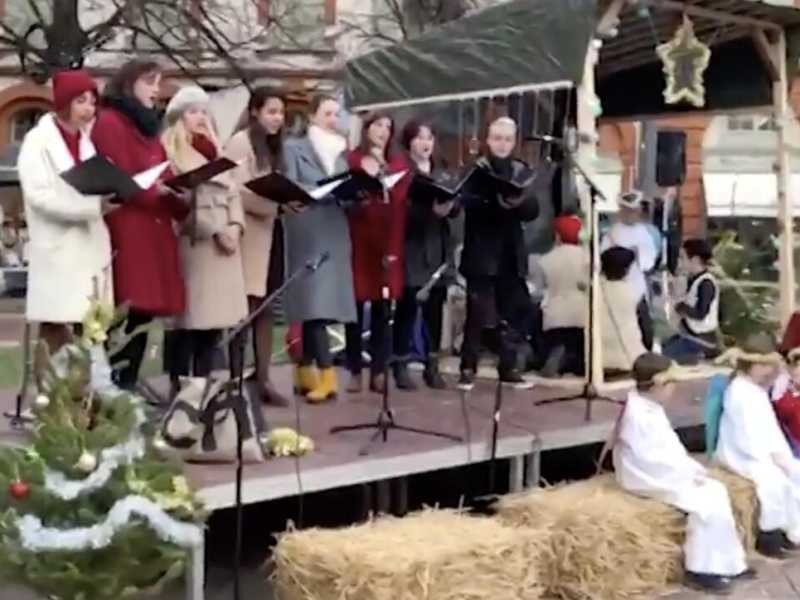 Un'immagine del presepe vivente di Tolosa