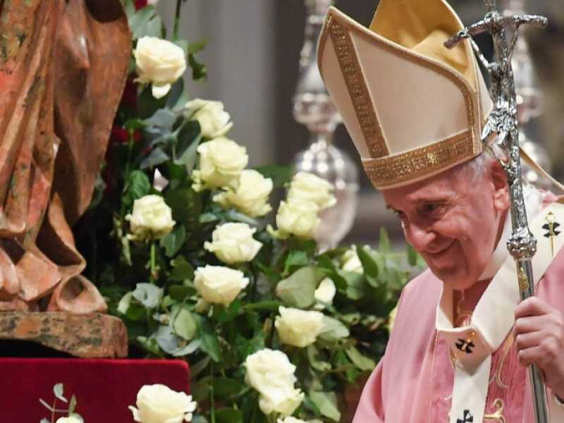 Papa Francesco (foto LaPresse)