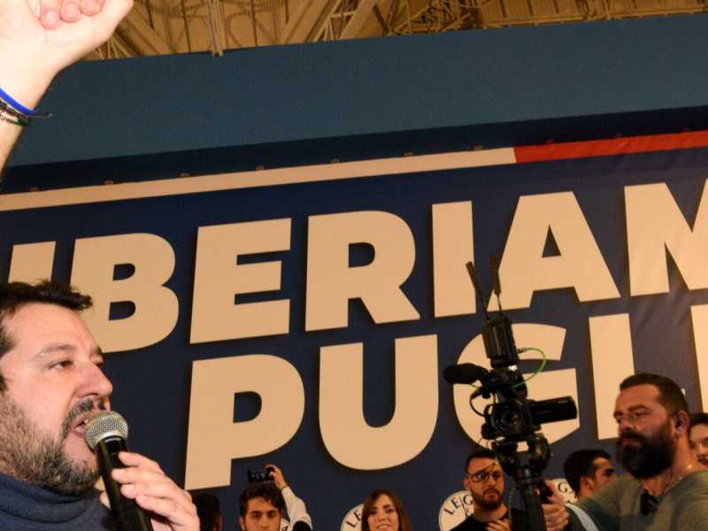 Matteo Salvini (foto LaPresse)