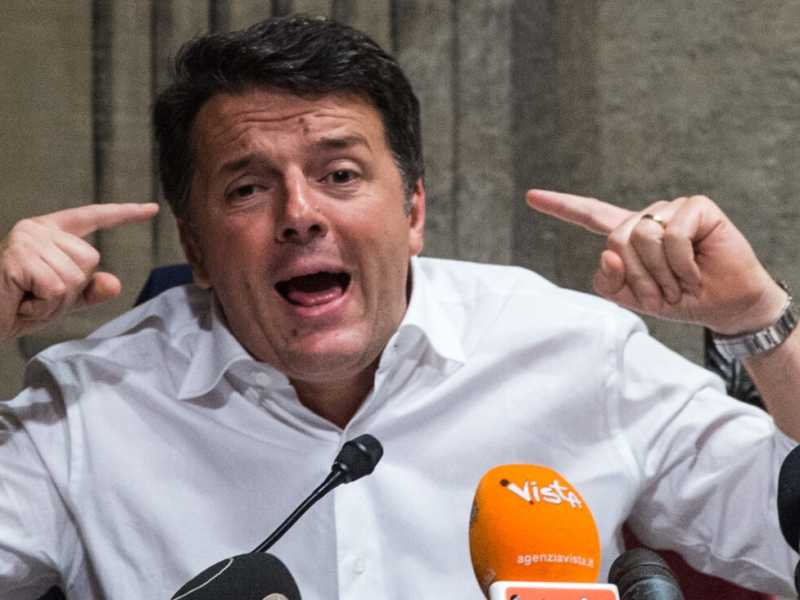 Matteo Renzi (foto LaPresse)