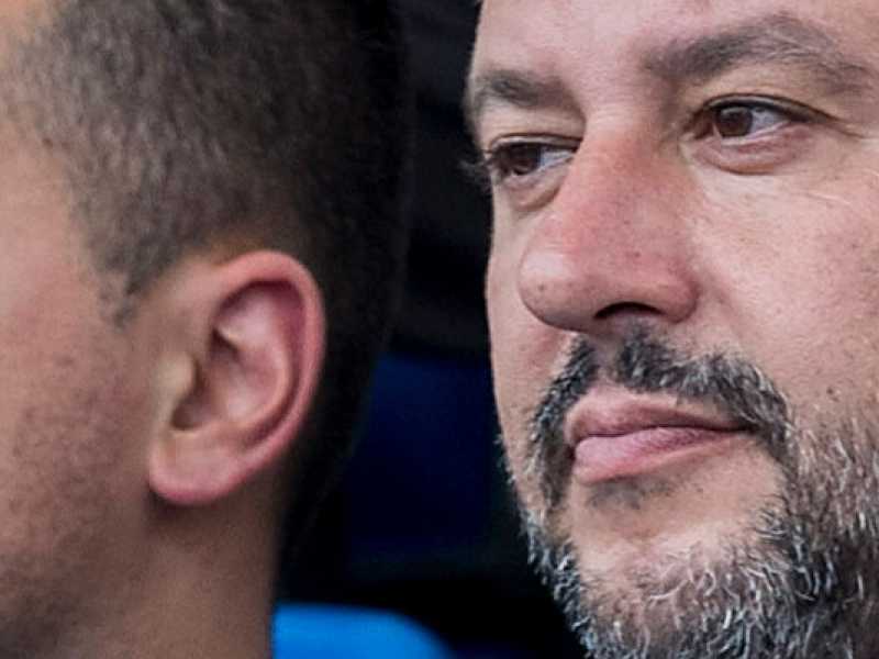 Luigi Di Maio e Matteo Salvini (foto LaPresse)