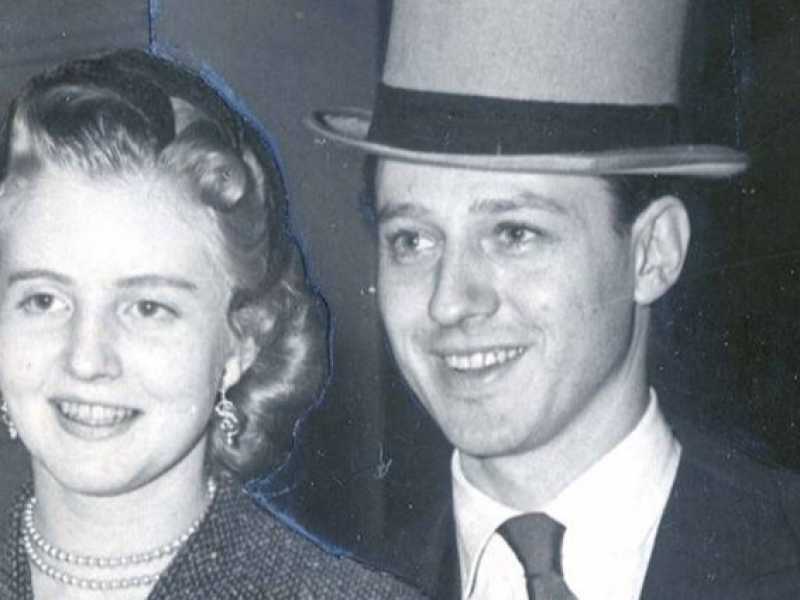 Anne Glenconner e suo marito Colin Tennant, in uno scatto del 1956