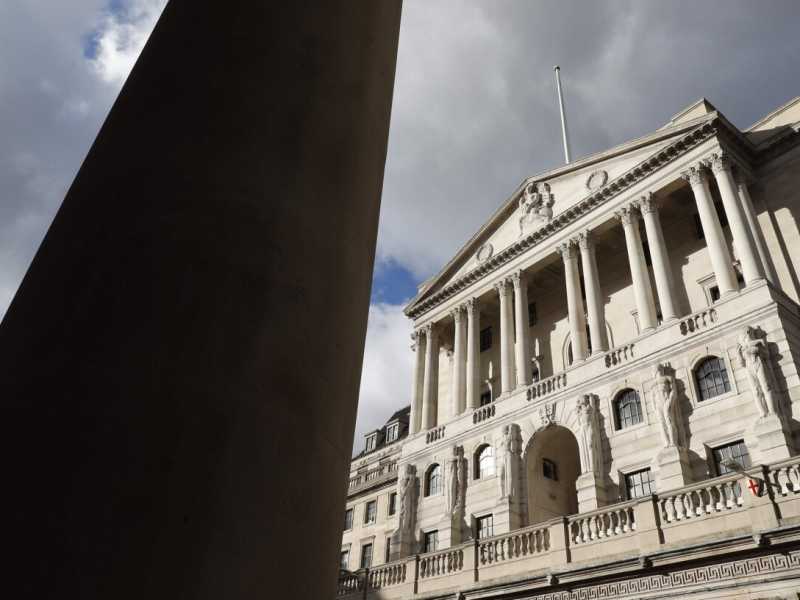 La sede della Bank of England a Londra (foto LaPresse)