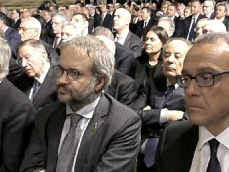 La foto postata da Borghi su Twitter