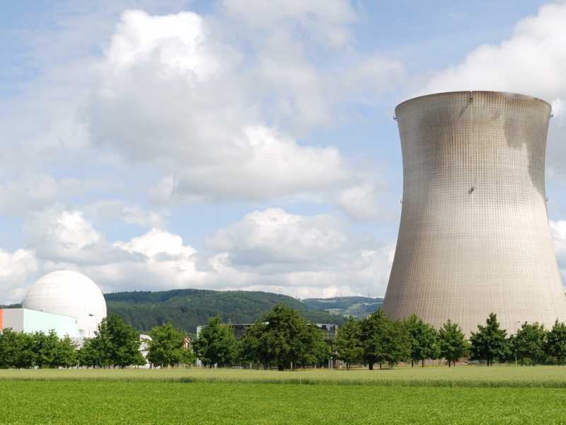 La centrale nucleare di Leibstadt, in Svizzera  