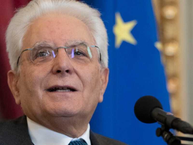 Sergio Mattarella (foto LaPresse)
