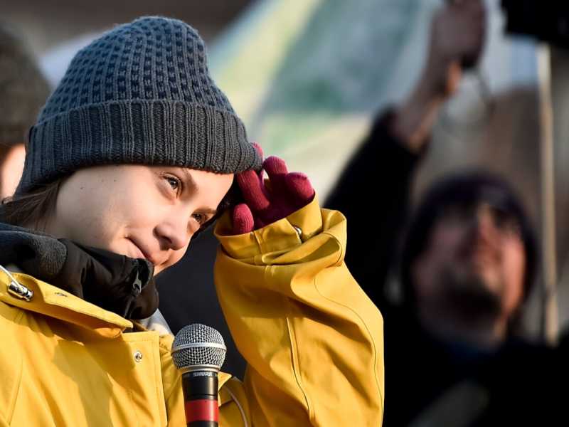 Greta Thunberg (foto LaPresse)
