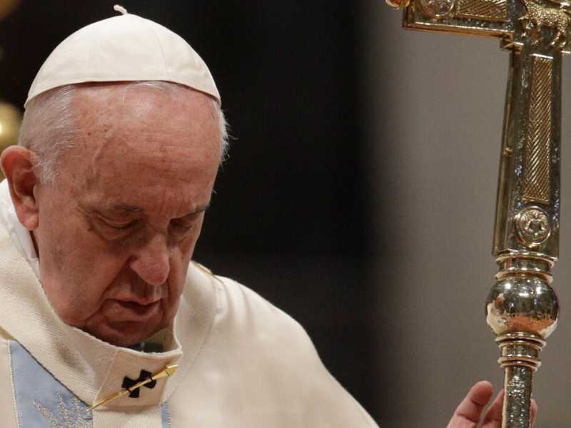 Papa Francesco (foto LaPresse)
