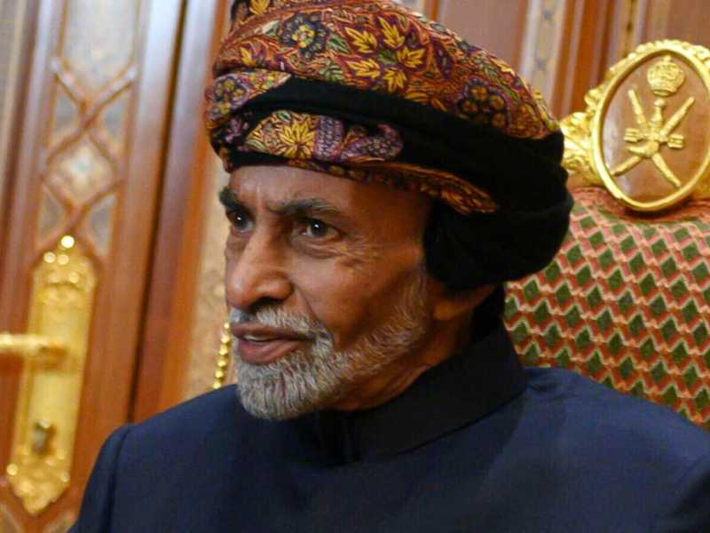 Il sultano Qaboos bin Said Al Said (Foto LaPresse)
