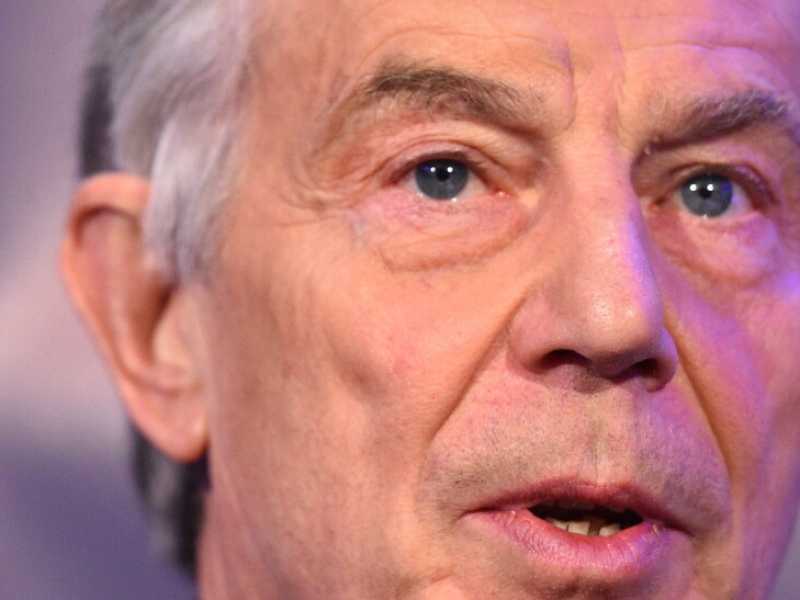 Tony Blair (foto LaPresse)