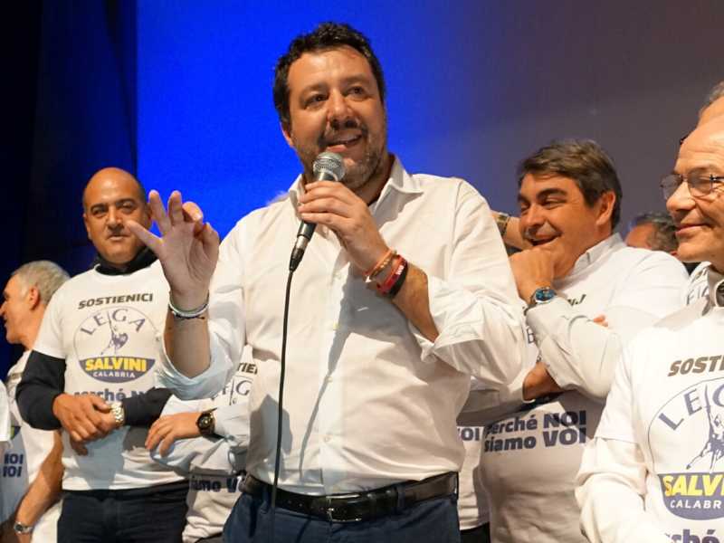 Matteo Salvini (foto LaPresse)