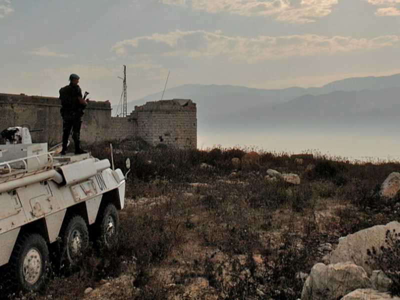 Militari della missione Unifil impegnati in Libano (foto LaPresse)