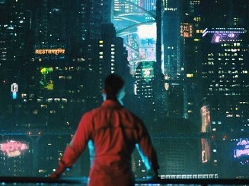 Una scena del film Blade Runner
