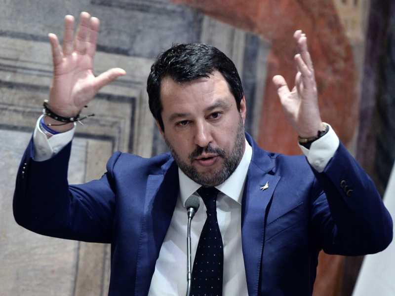 Matteo Salvini (foto LaPresse)
