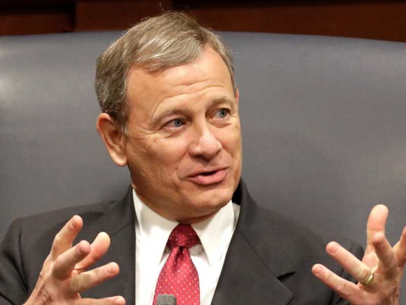John Roberts, giudice capo della Corte suprema americana (foto LaPresse)