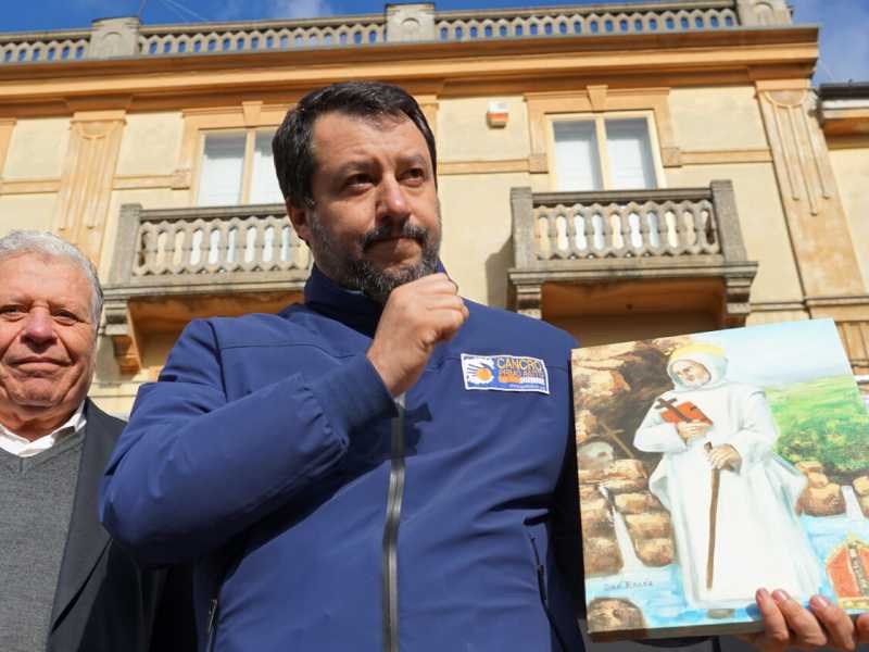 Matteo Salvini (foto LaPresse)