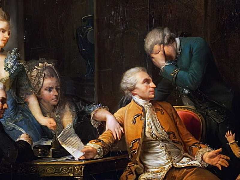 Contratto spezzato, dipinto di Jeaurat Etienne (1699-1789)
