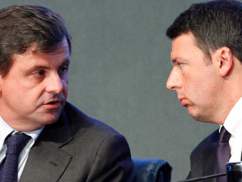Carlo Calenda e Matteo Renzi (foto LaPresse)