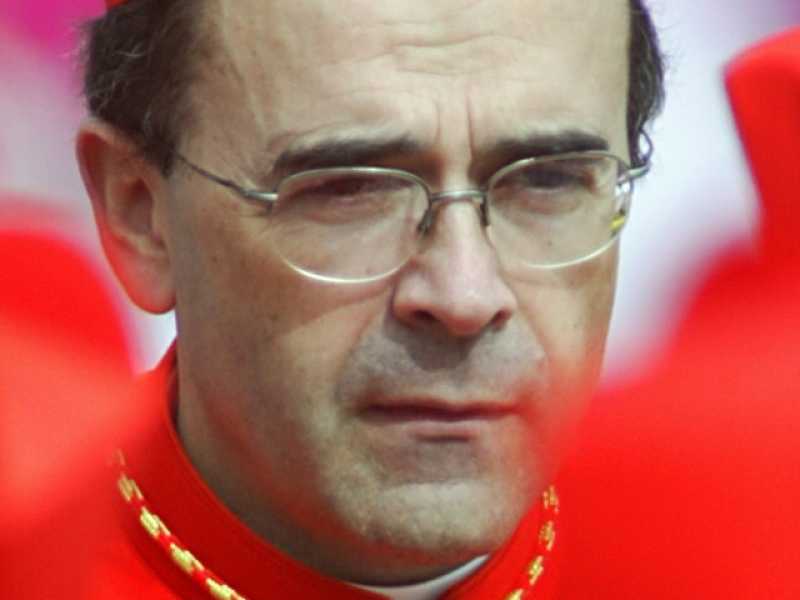 Il cardinale Philippe Barbarin (foto LaPresse)