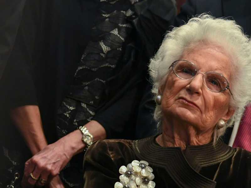 Liliana Segre (foto LaPresse)