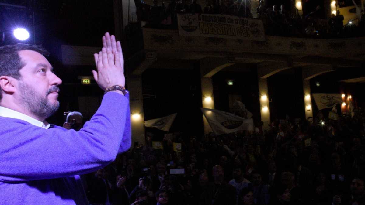 Immagine di Salvini evita di apparire all'internazionale dell'ultra destra