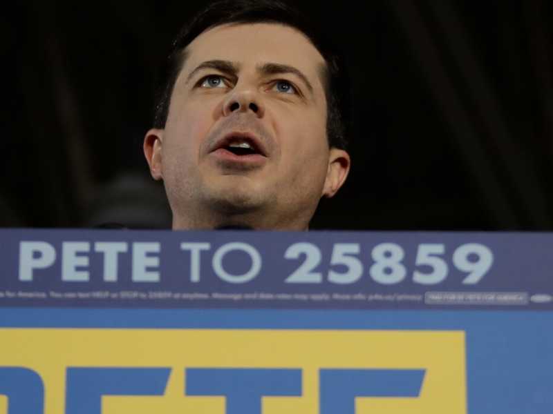 Pete Buttigieg (foto LaPresse)