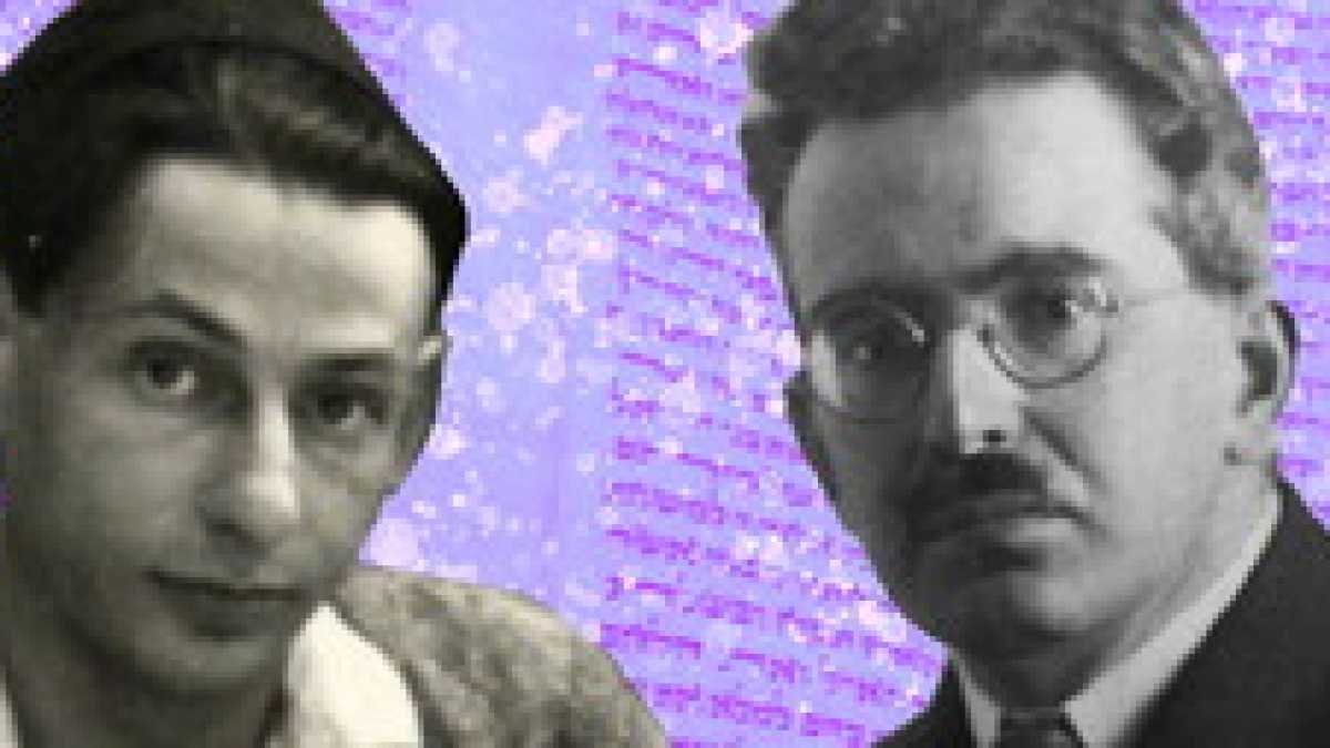 Immagine di Benjamin-Scholem, i corrispondenti
