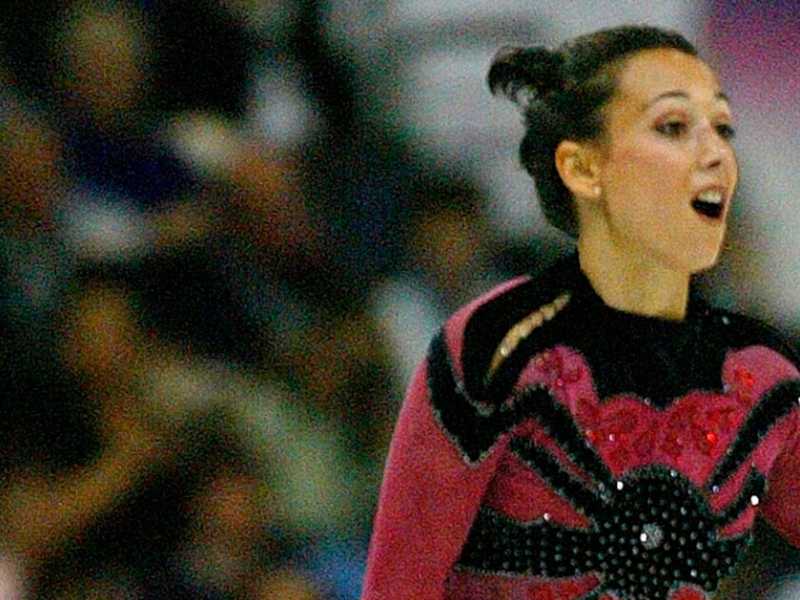 Sarah Abitbol nel 2003 (foto LaPresse)