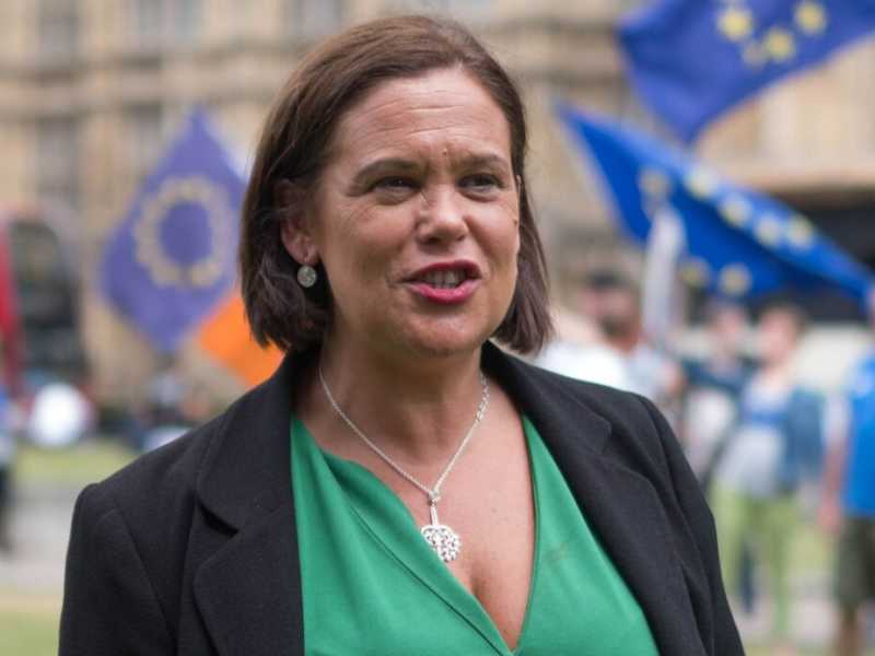 Mary Lou McDonald, presidente del Sinn F&eacute;in dal febbraio 2018  (foto LaPresse)