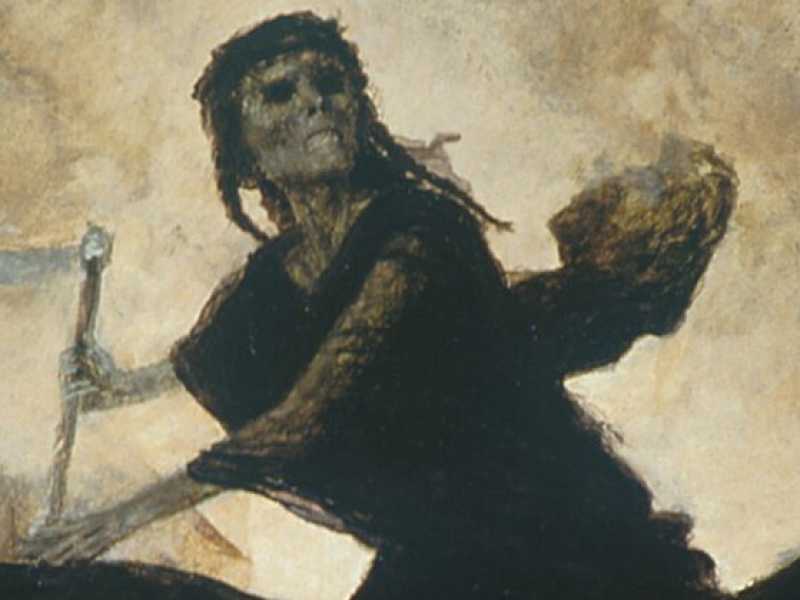 "La Peste" vista dal pittore svizzero Arnold B&ouml;cklin. Tempera su legno, 1898 (foto Wikipedia)