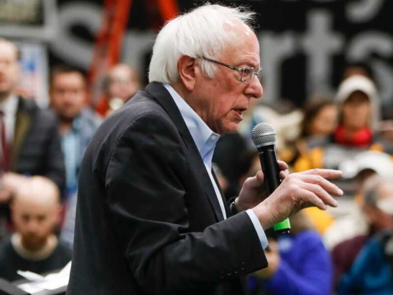 Bernie Sanders (foto LaPresse)
