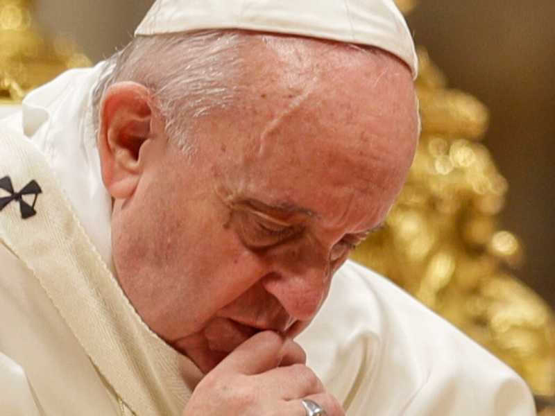 Papa Francesco (foto LaPresse)