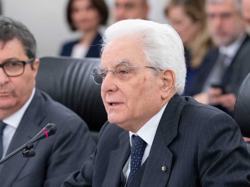Sergio Mattarella (foto LaPresse)