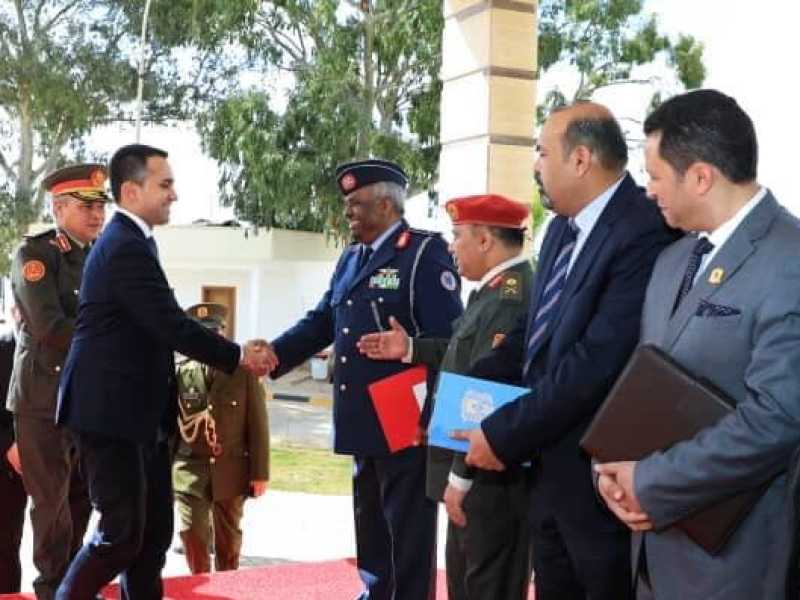 Luigi Di Maio a Bengasi (foto LaPresse)