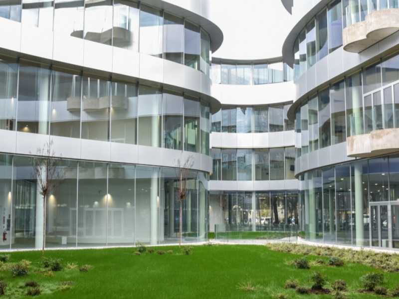 Il nuovo campus dell'Universit&agrave; Bocconi, a Milano (foto LaPresse)