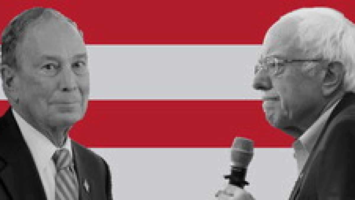 Immagine di Sanders vs Bloomberg