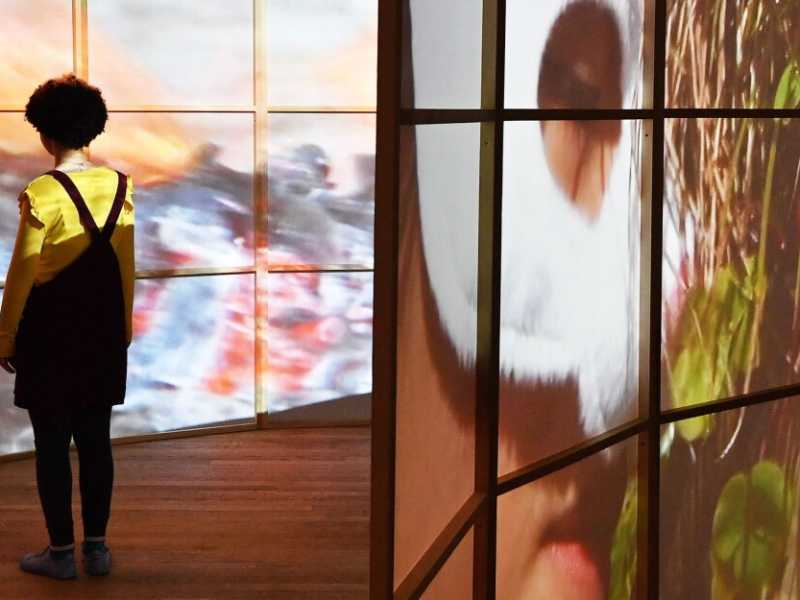 Un'installazione alla Tate Modern Gallery di Londra (foto LaPresse)