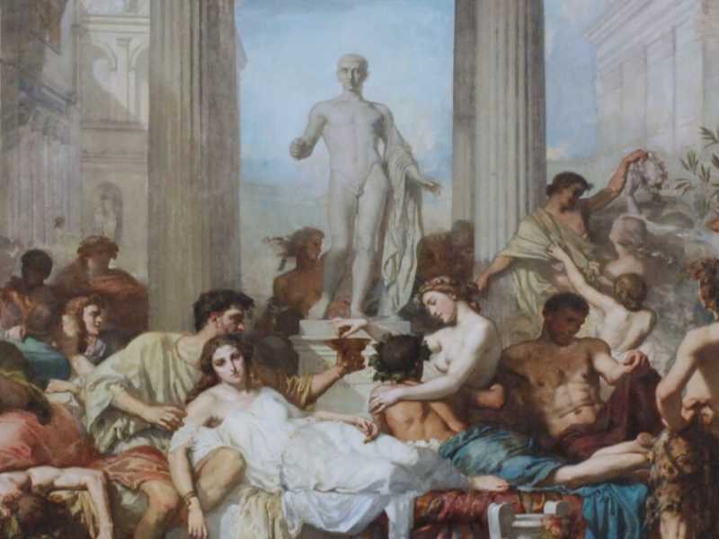 "Les Romains de la décadence" di Thomas Couture (1847)