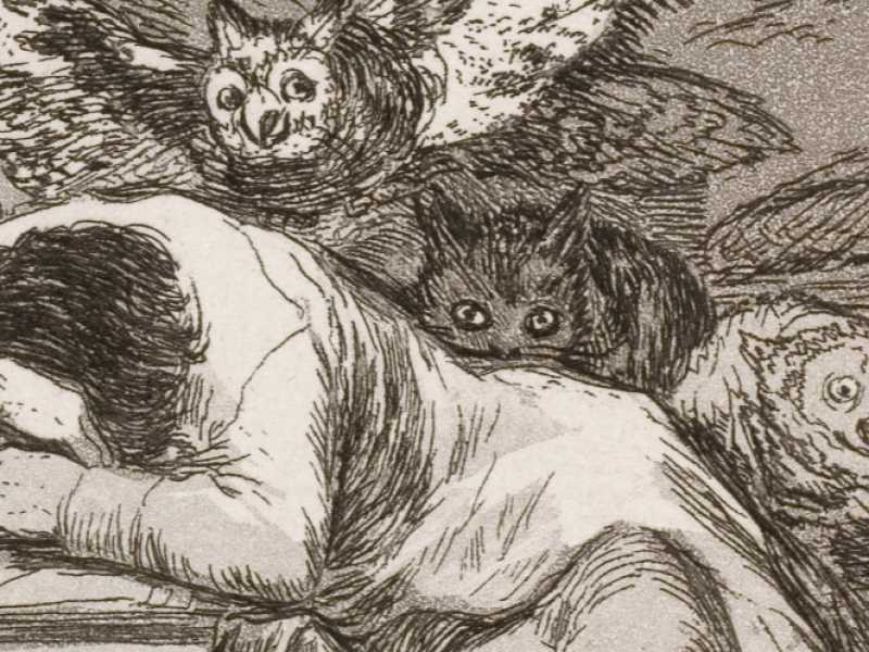Francisco Goya, &ldquo;Il sonno della ragione genera mostri&rdquo; (1797)