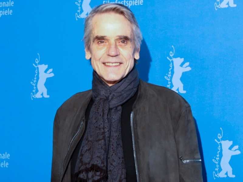 Il presidente della giuria della Berlinale, Jeremy Irons (foto LaPresse)