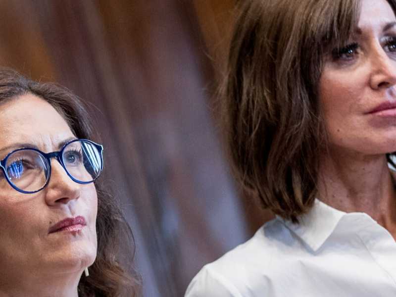 Maria Stella Gelmini, Anna Maria Bernini (foto Roberto Monaldo / LaPresse)