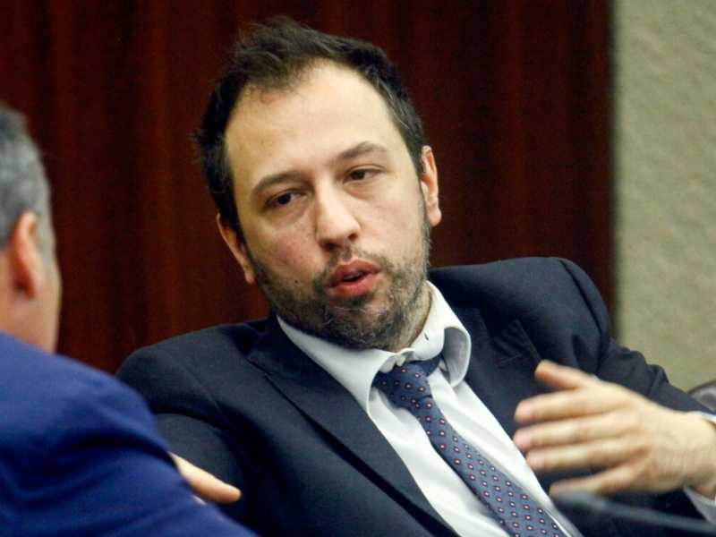 Il consigliere regionale della Lombardia Gianluca Comazzi (foto LaPresse)