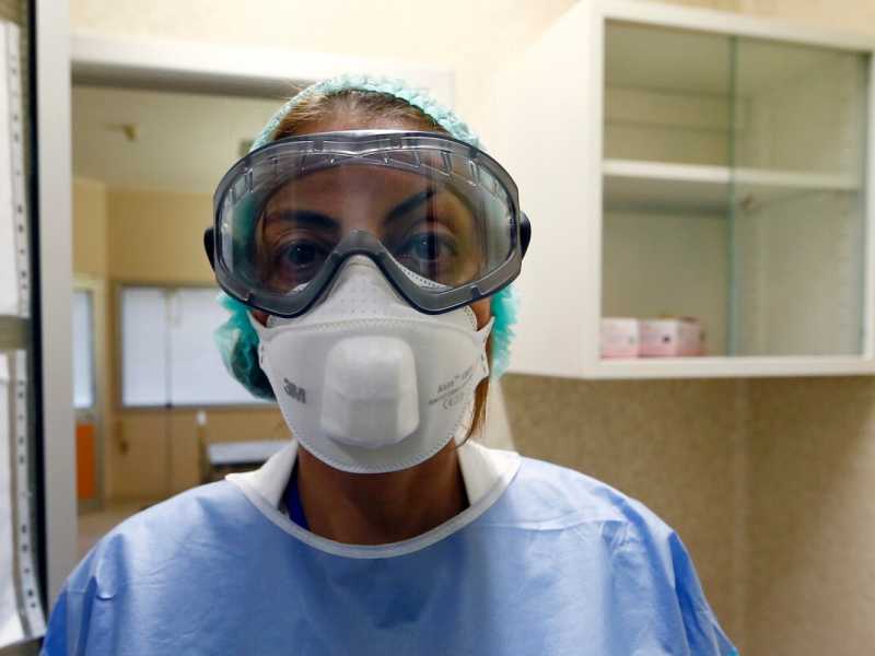 Coronavirus, il reparto dell’ospedale Lazzaro Spallanzani (foto archivio LaPresse)