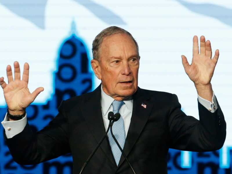 Mike Bloomberg (foto LaPresse)
