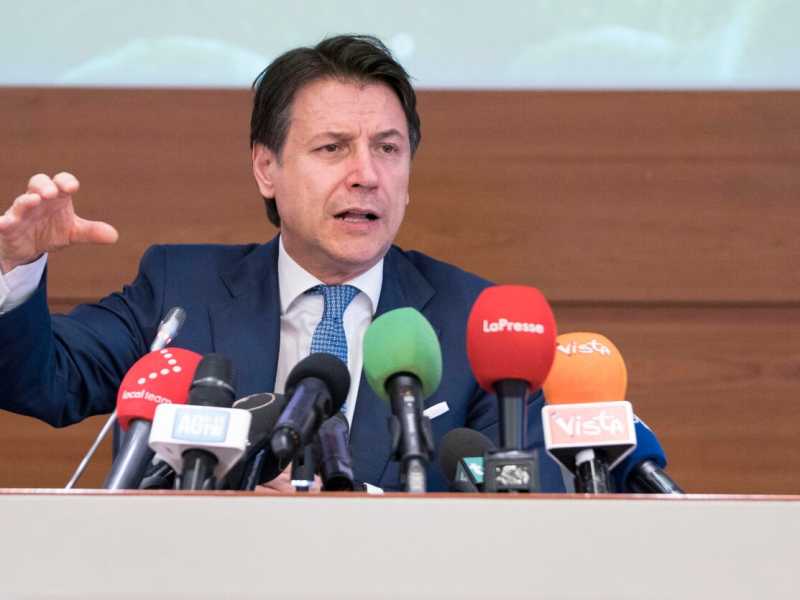 Giuseppe Conte (foto LaPresse)