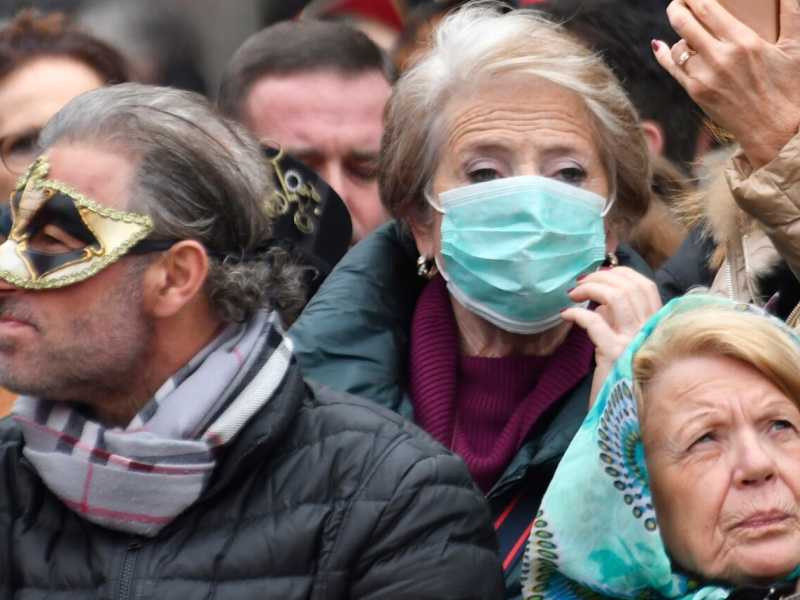 Coronavirus: stop al Carnevale di Venezia (foto LaPresse)