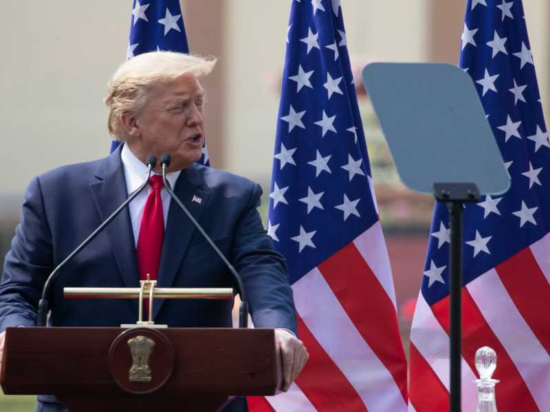 Donald Trump (foto LaPresse)