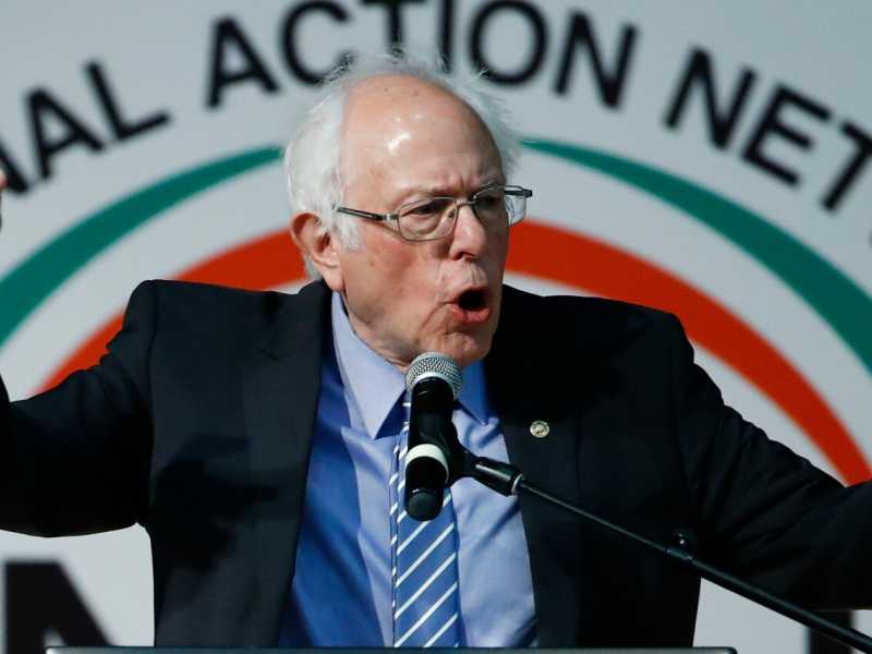 Bernie Sanders (foto LaPresse)