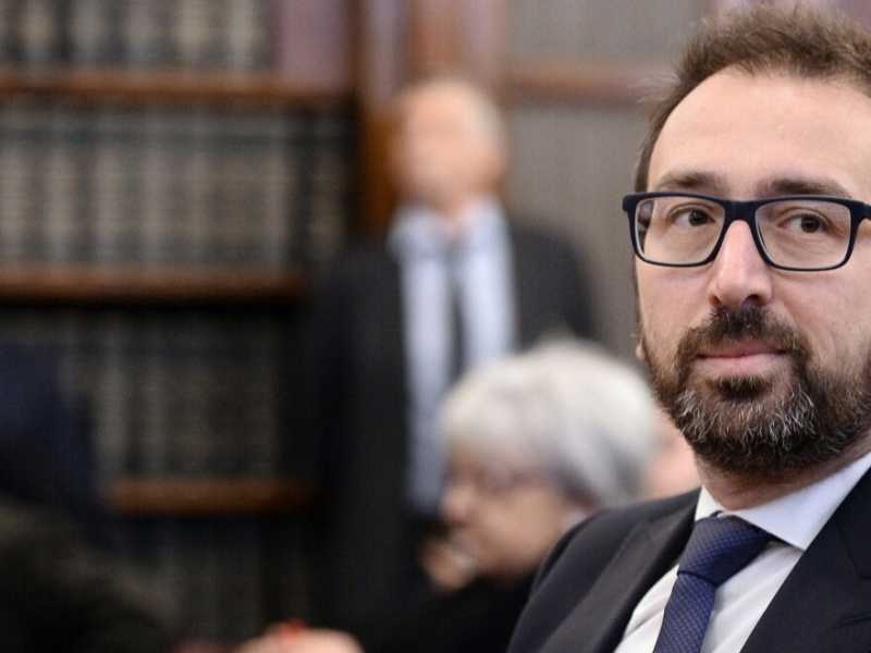 Il ministro della Giustizia, Alfonso Bonafede (foto LaPresse)