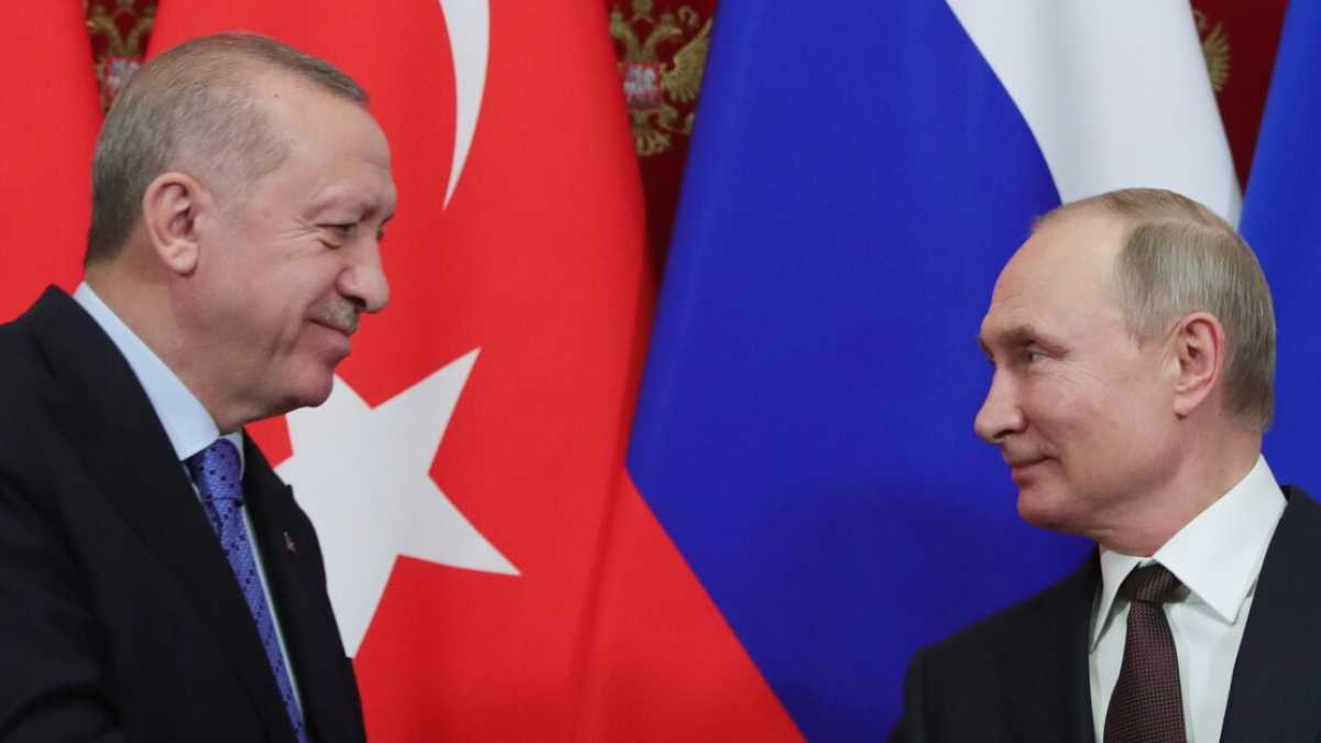 Immagine di Erdogan e Putin, i due decision makers